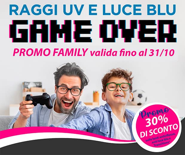 Promo Family Galileo: sconto speciale del 30% sulle lenti monofocali e progressive!